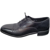 Florsheim Oxford Dress Shoes Mens Size 12 Black Leather Lace Up Postino Cap Toe - £24.49 GBP