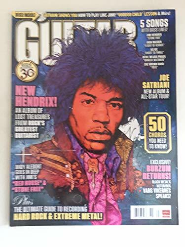 Guitar World Magazine - April 2010 - Jimi Hendrix - Joe Satriani - Burzum - Hard Item image 2