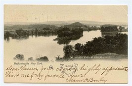 The Hudson River at Mechanicsville New York UDB  Postcard - £12.24 GBP