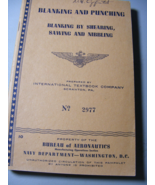 1943 WW2 Navy Aeronautics Blankings and Punching Booklet 10 - $24.74