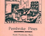 Pembroke Pines Restaurant Menu North Pembroke Massachusetts 1960&#39;s - $44.51