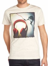 Bench Mens Cream Urbanwear 2D 3D Music Inspired Soft Cotton T-Shirt BMGA... - £54.16 GBP