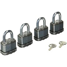 Master Lock 1-3/4 M1XQHC 1-3/4&quot; PADLOCKMAGNUMLAM4/PK, Metal - £35.86 GBP