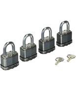 Master Lock 1-3/4 M1XQHC 1-3/4&quot; PADLOCKMAGNUMLAM4/PK, Metal - $46.36