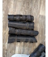 Vintage Leather Calf Guard Shields Equestrian Shin Leg Riding Horse set 4 - $1,507.49 MXN