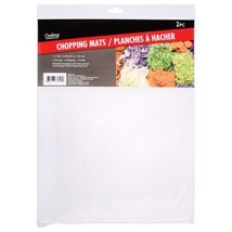 4 Pack Chopping Mats Flexible 14x11 Large Dishwasher Safe Kitchen Cutting Boards - £12.62 GBP