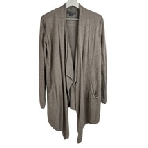 Barefoot Dreams Sz S/M Cardigan Sweater CozyChic Lite Island Wrap Open Waterfall - $28.01