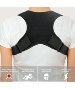 Back Posture Corrector Mens Womens Shoulder Straight Support Brace Belt ... - £6.66 GBP