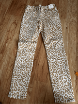 J crew animal print jeans size 26 new with tags skinny jeans - $34.65