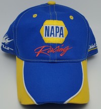 Nascar Napa Racing Team Hat Michael Waltrip Toyota Cap Blue Yellow #55 S... - £9.56 GBP