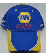 Nascar Napa Racing Team Hat Michael Waltrip Toyota Cap Blue Yellow #55 S... - £8.99 GBP