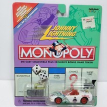 Johnny Lightning Modern Corvette White Convertible Monopoly Poor Man Tax... - $17.81