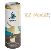 Caribou Coffee Cold Brew Vanilla Crafted Coffee, 12pk Cans 11.5 Fl Oz  - £46.21 GBP