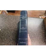 Zondervan NIV Life Application Bible Bonded Leather Gold Edging Navy For... - $27.20 CAD