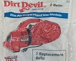 VTG Dirt Devil 3-157260-001 2 Pack Hand Vacuum Belt OEM Made In US Sealed - $10.88