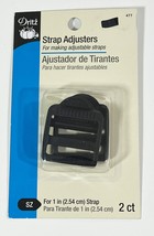 Dritz 477  Strap Adjusters For 1&quot; Strap 2/Pkg - Black (BRAND NEW SEALED) - $3.95