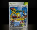 The Simpsons: Hit &amp; Run Microsoft Xbox Platinum Hits CIB With Manual Col... - $48.99