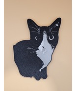4x Tuxedo Cat Coaster Set | Plant-Based PLA + Cork | Non-Slip &amp; Sustaina... - $368.57 MXN