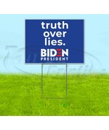 BIDEN TRUTH OVER LIES 18x24 Yard Sign Corrugated Plastic Bandit Lawn ELE... - £22.60 GBP+