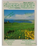 Sheet Music Magazine March 1981 Standard Piano/Guitar - $4.25