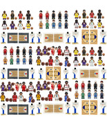 Basketballer Minifigures with Courts Custom Minifigure Building Blocks - $23.89+