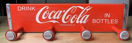 Vintage Coca Cola Coke Bottle Cap Rack Sign - Coat Rack - Hat Rack - Cok... - £19.40 GBP