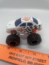 Motion Super White &amp; Orange Racing Monster Jam Truck - $6.13