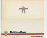 American Airlines Business Class Ticket Jacket Ticket Boarding Pass Stub... - £12.40 GBP