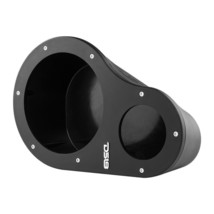 2x DS18 6.5&quot; Speaker Enclosures &amp; Tweeter Pods High Density ABS Universa... - £158.83 GBP