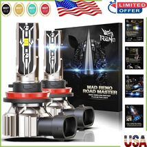 Fog Lights Bulb Pack of 2 - H9 H8 Plug and Play, Durable Aluminum, Unive... - $71.32 CAD