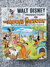 Vtg Walt Disney Mouse Factory ‘Laundry Day’ Jigsaw Puzzle Mickey 100pc J... - $12.88