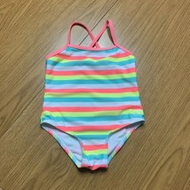 Girls Ocean Pacific One Piece Swimsuit, 18M, Striped - £7.98 GBP