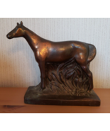 Vintage Antique Bronze Horse Sculpture English Equestrian Champion Troph... - $192.94