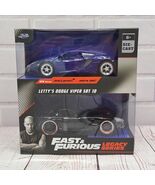 JADA TOYS 1/32 - MCLAREN MP4 12C &amp; DODGE VIPER TWIN PACK - FAST AND FURI... - $34.54 CAD