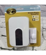Hampton Bay Lighting Wireless Plug-In Doorbell Kit White NEW NIP  - $14.84