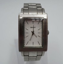 Men’s Stainless Steel Rectangular Face DKNY Wristwatch Watch - $29.69