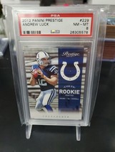 2012 Prestige Andrew Luck Rookie RC #229 PSA 8 Colts - £10.26 GBP