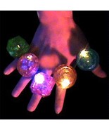 24-Piece Gemstone Flashing Rings - Large Size, Colorful, Sparkling Jewel... - $2,589.52 MXN