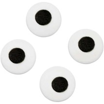 Large White Black Candy Eyes Eyeballs Royal Icing  Wilton - $5.44