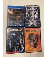 Lot Of 5 Friday The 13th Movies Killer Cut Jason Goes To Hell Jason Fred... - £19.65 GBP