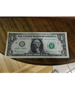 2017 B  ONE DOLLAR BILL  STAR NOTE LOW PRINT RUN - B00275268* - €6,77 EUR