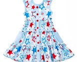 NEW Boutique 4th of July Patriotic Stars Girls Sleeveless Dress - $5.99+
