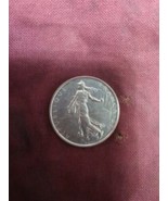 1964 France 5 Francs Silver Coin Free Shipping - $27.34 CAD