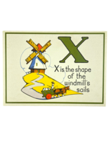 Cavallini Letter X Framable Nursery Art 1930s Repro Alphabet Flash Card ... - $13.80 CAD