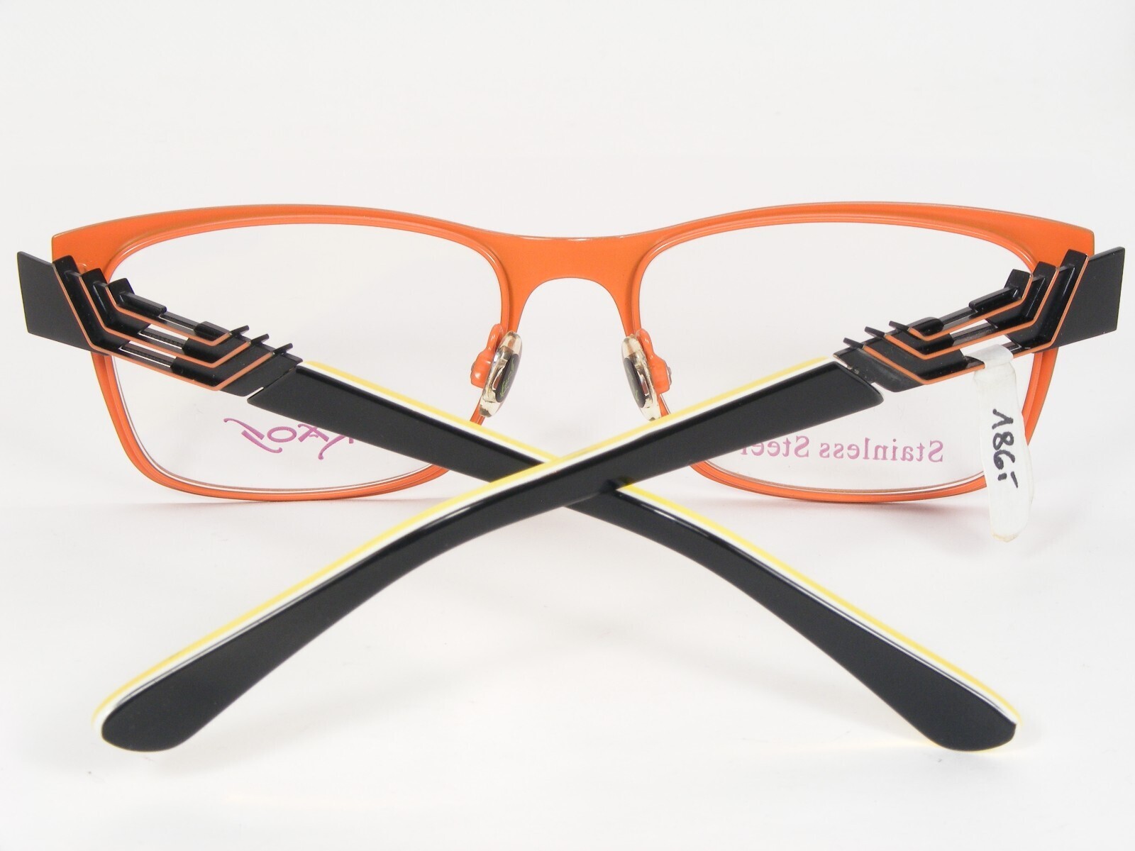 KaOS KK325 3 Noir Grad Pêche/Orange Unique Rare Lunettes 53-17-138 Allemagne Item image 3