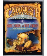 1995 Carquest Bowl Game Program South Carolina Gamecocks West Virginia - £97.77 GBP