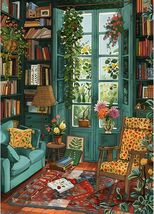 Cozy Study (used 1000 PC jigsaw puzzle) - $12.00