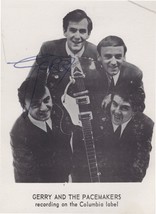 Gerry &amp; The Pacemakers Vintage 1960s Hand Signed Fan Club Card - $29.99
