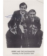 Gerry &amp; The Pacemakers Vintage 1960s Hand Signed Fan Club Card - $29.99