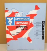 1976 Evinrude 2HP 2 HP Servizio Negozio Riparazione Manuale OEM Modello 2602 - £7.17 GBP